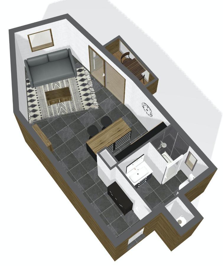 Studio Primeveres - Centre Village - Aravistour Сен-Жан-де-Сикст Экстерьер фото